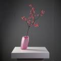 DirryOntwerpt voor DenkendAan Serie Mineral Rosekwarts Aandenken Glaswerk Herinneringsglas Urn Asvaas gesigneerd 2